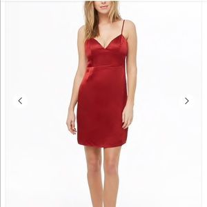 Satin mini dress